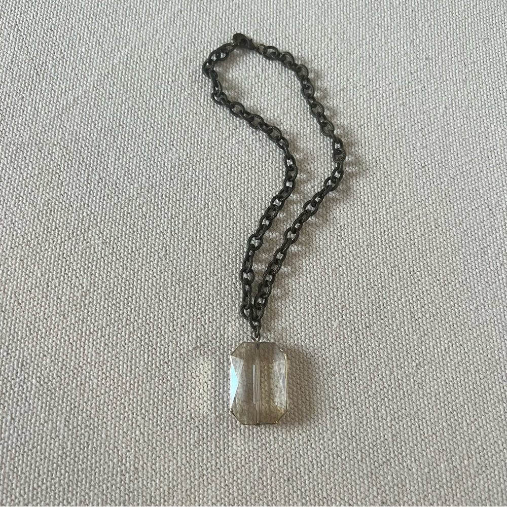 Raw & Rebellious Short Chain Necklace With Large Pendant